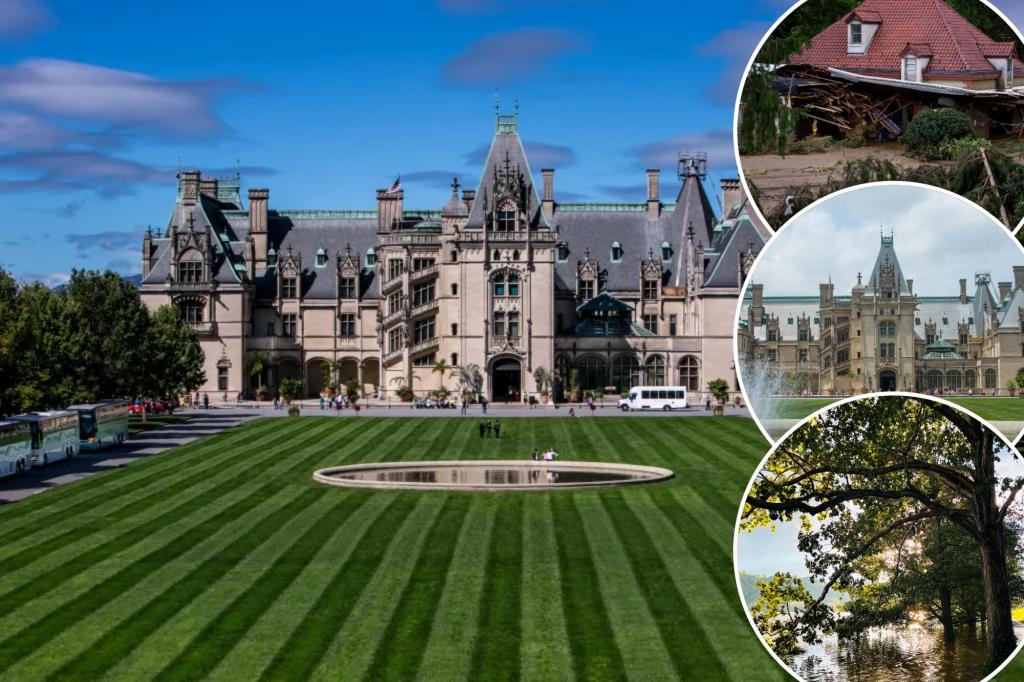 America's largest home - Biltmore Estate - experienced 'significant flooding and damage' after Hurricane Helene