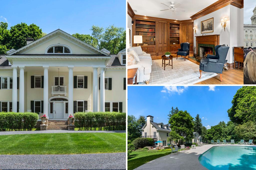 New Jersey's house where Brook Astor resided during her first shocked marriage has listed $ 2.95 million
