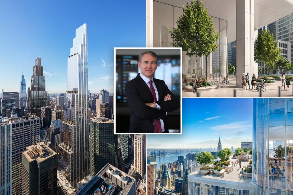Park Avenue Supertall Tower anchored by Ken Griffin's Citadel Starts the long way to join NYC Skyline