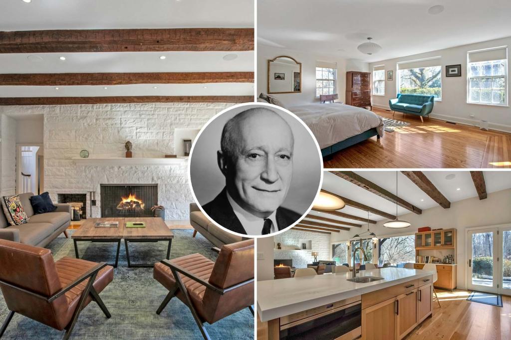 Exclusive | A home on the peasant farm of Hollywood Honcho near NYC has listed after a $ 800K renovation
