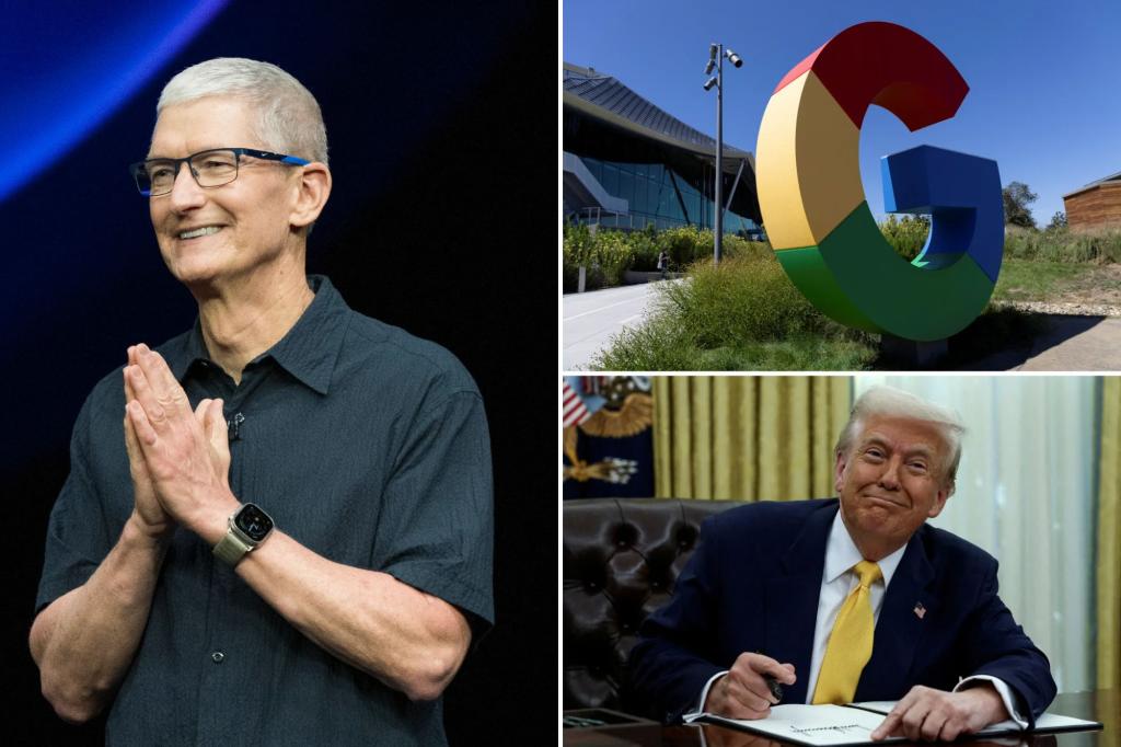 EU warns Google, Apple on digital rules between Tensions with Trump over big technology fines