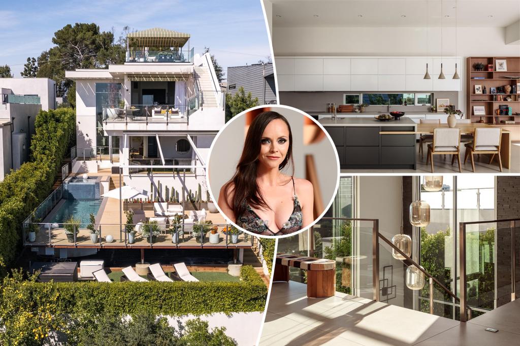 Exclusive | Christina Ricci lists the graceful home of California for $ 4.17 million while fires promoted a family action