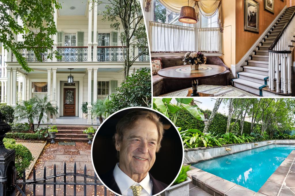 John Goodman lists his New Orleans long home for $ 5.5m in the wake of his California fire loss