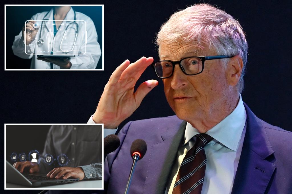 Bill Gates says he will replace doctors, teachers within 10 years - and claims humanans will not be needed 'for most things'