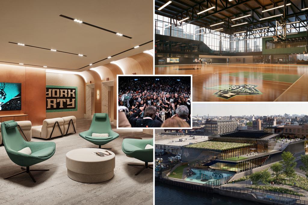 Inside the New York Book Training Complex $ 80 million Brooklyn - with private locker suites and a beauty salon