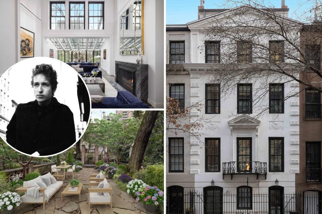 Exclusive | NYC Townhouse hidden in an ultra-exclusive garden enclave where Bob Dylan once live requires $ 11.5m for sale