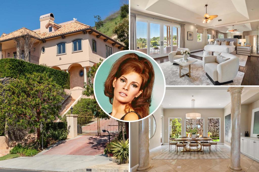 Raquel Welch's previous house in Los Angeles has sold for $ 3.1 million