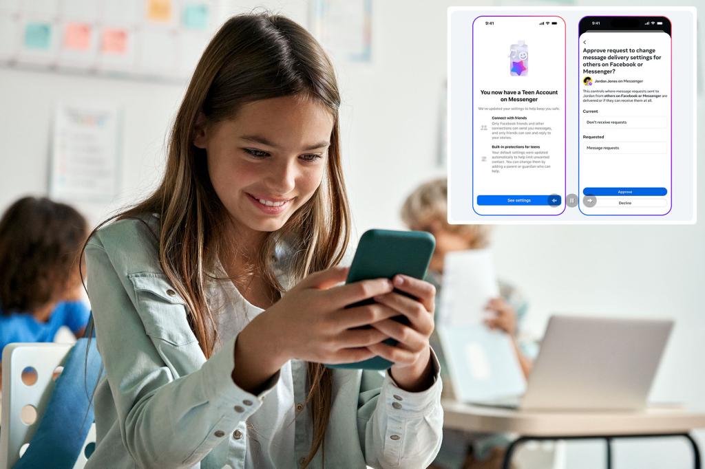 Meta adds new age -based Facebook restrictions, Messenger to curb inappropriate content