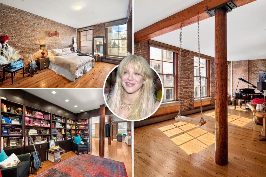 Exclusive | Ex -loft soho loft i courtney love - its first home in NYC - is on the market for $ 9.49 million