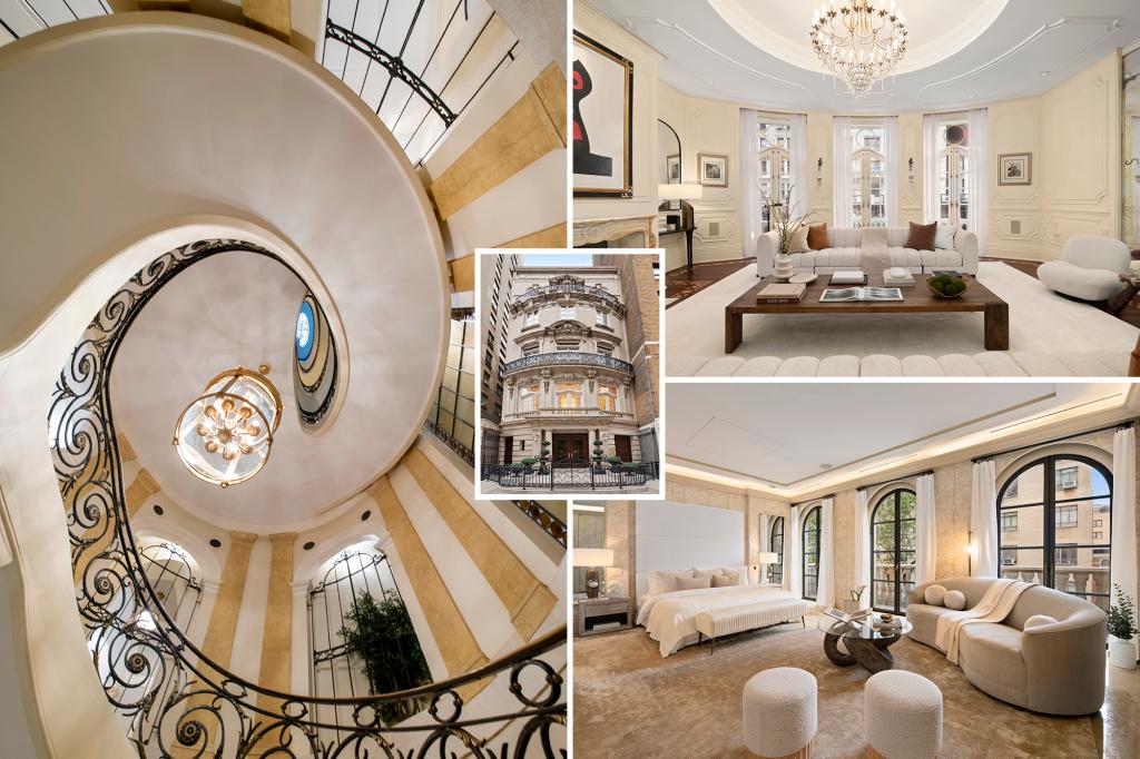 An amazing Beaux Arts Residence in Manhattan's Upper West Side has just ranked for the first time in 30 years