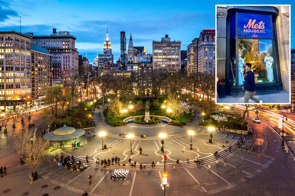 NYC Union Square area on a retail list, restaurant