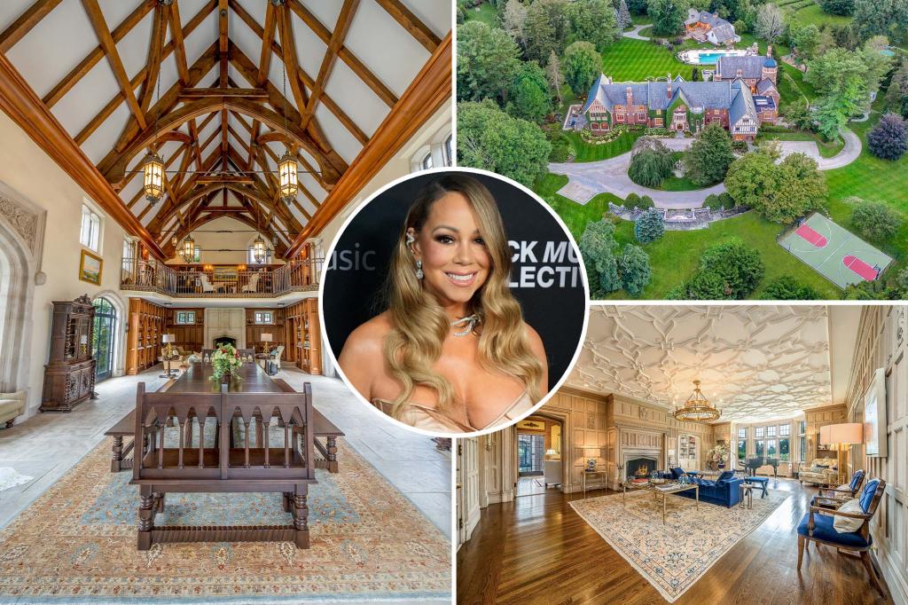 Exclusive | Mariah Carey rented this Connecticut residence for $ 75K/month and built a registration studio there - and is now on sale