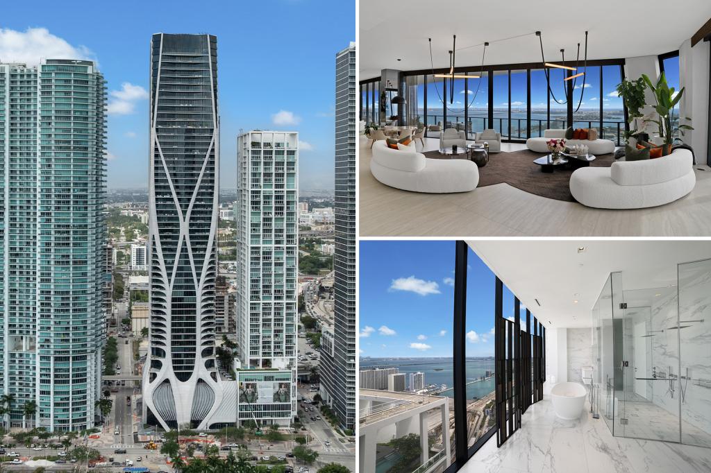 Mansion in the Sky 'Miami Penthouse in Pritzker's winning architect Zaha Hadid last building requires $ 24 million
