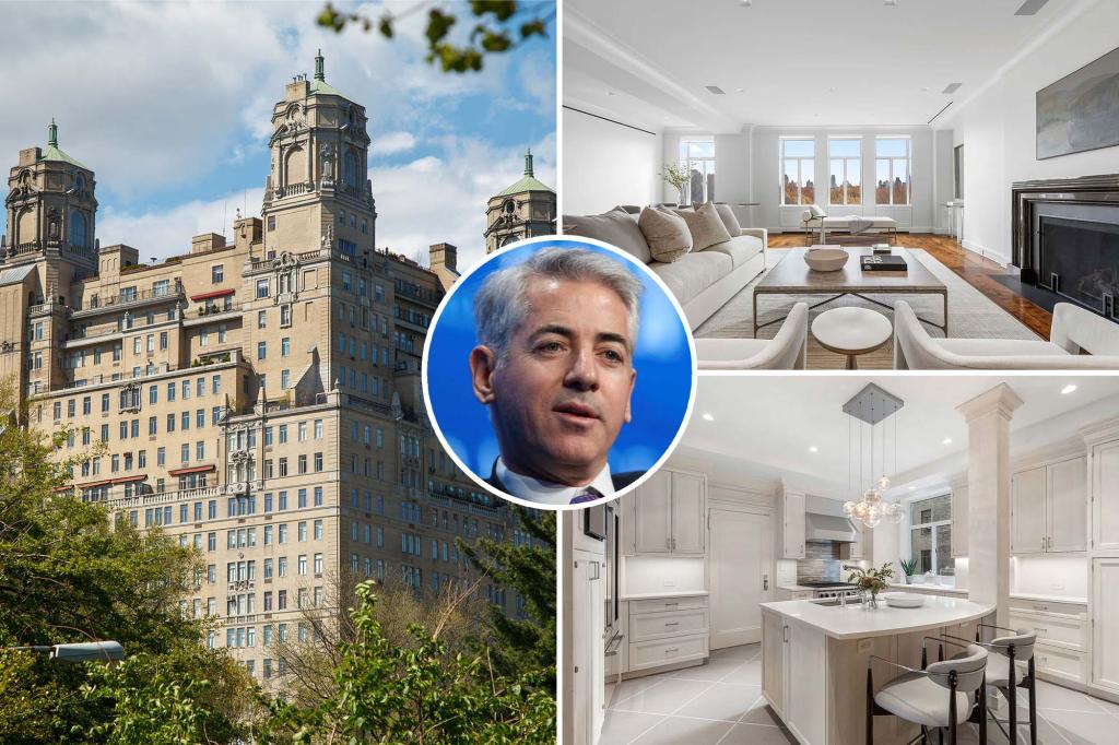 Hedge Titan Bill Ackman Fund has found a buyer for his central park co-op with a loss of 30%