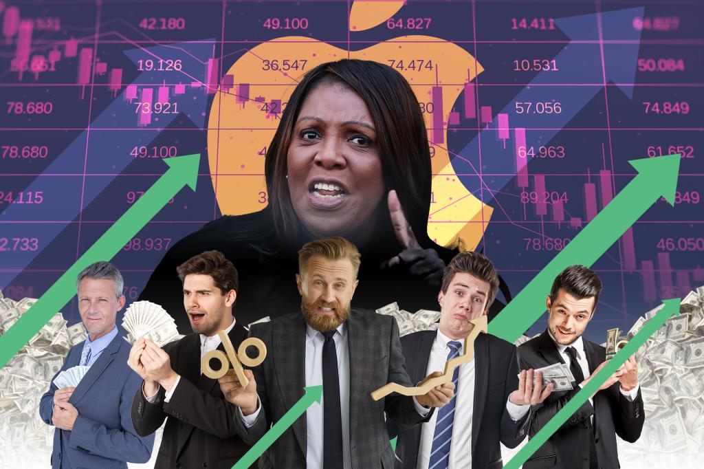 Buying apple apple before the fee pause raises the eyebrows - but Lettitia James has only armored for Trump
