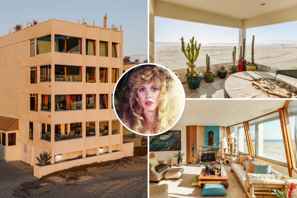 Formerly -condo Beachfront Condo I Stevie Nicks in - where she lived at the height of her career - hits the market with $ 3.9 million