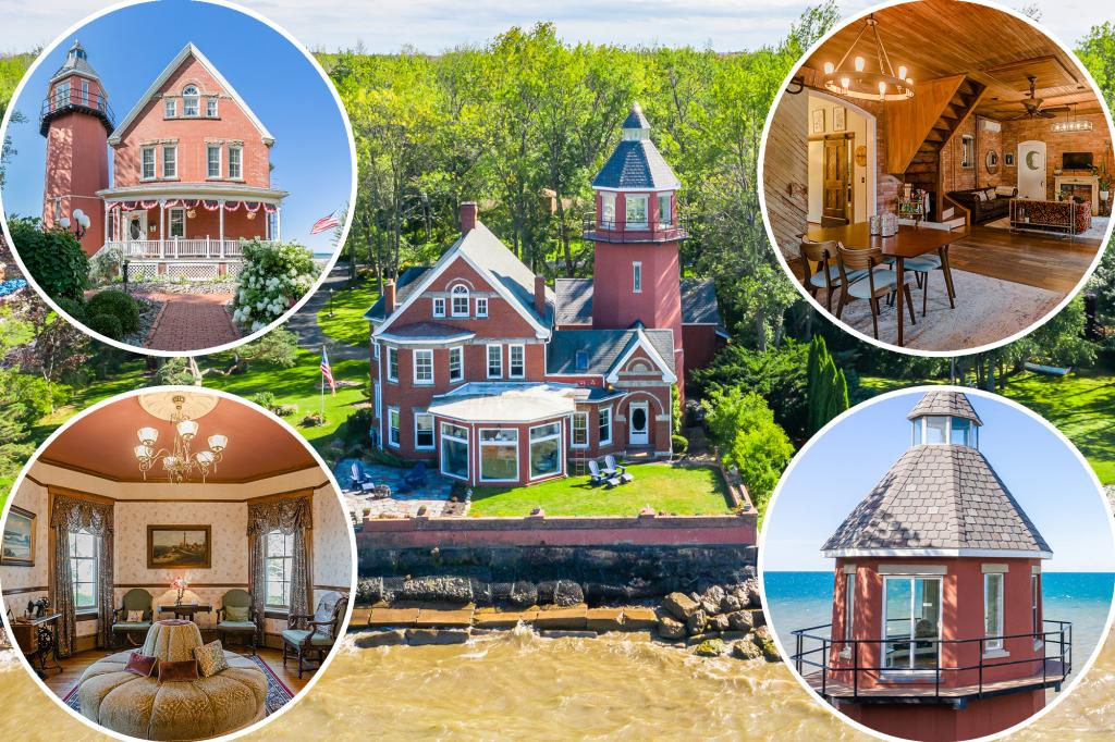 One of the few active New York lights - which is also a private residence - has listed $ 1.49 million