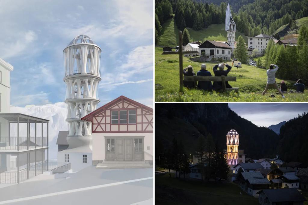 The world's tallest tower printed 3D is discovered in a city with a population of 12