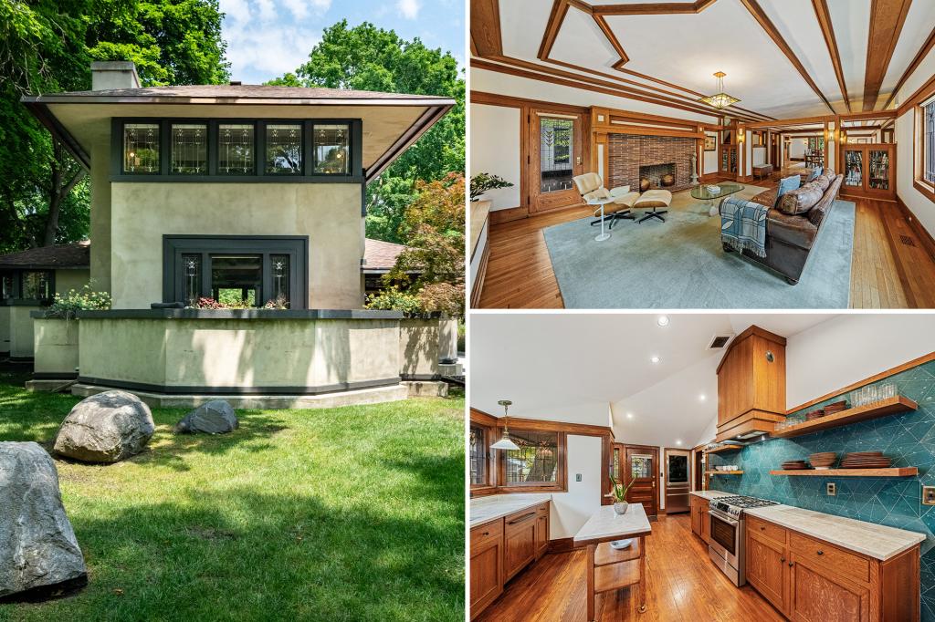 One of Frank Lloyd Wright's earliest homes - and the only one in Indiana - has listed for sale